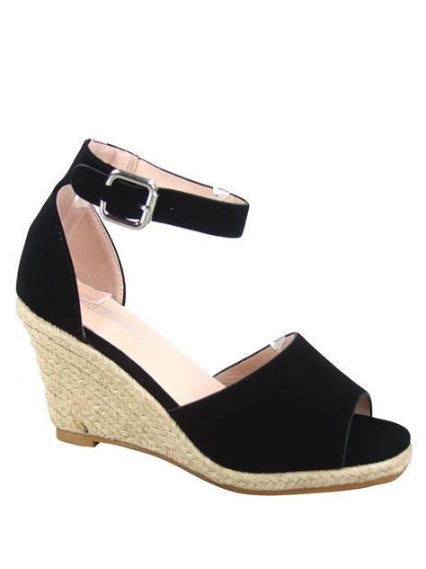 espadrille sandals with ankle strap.